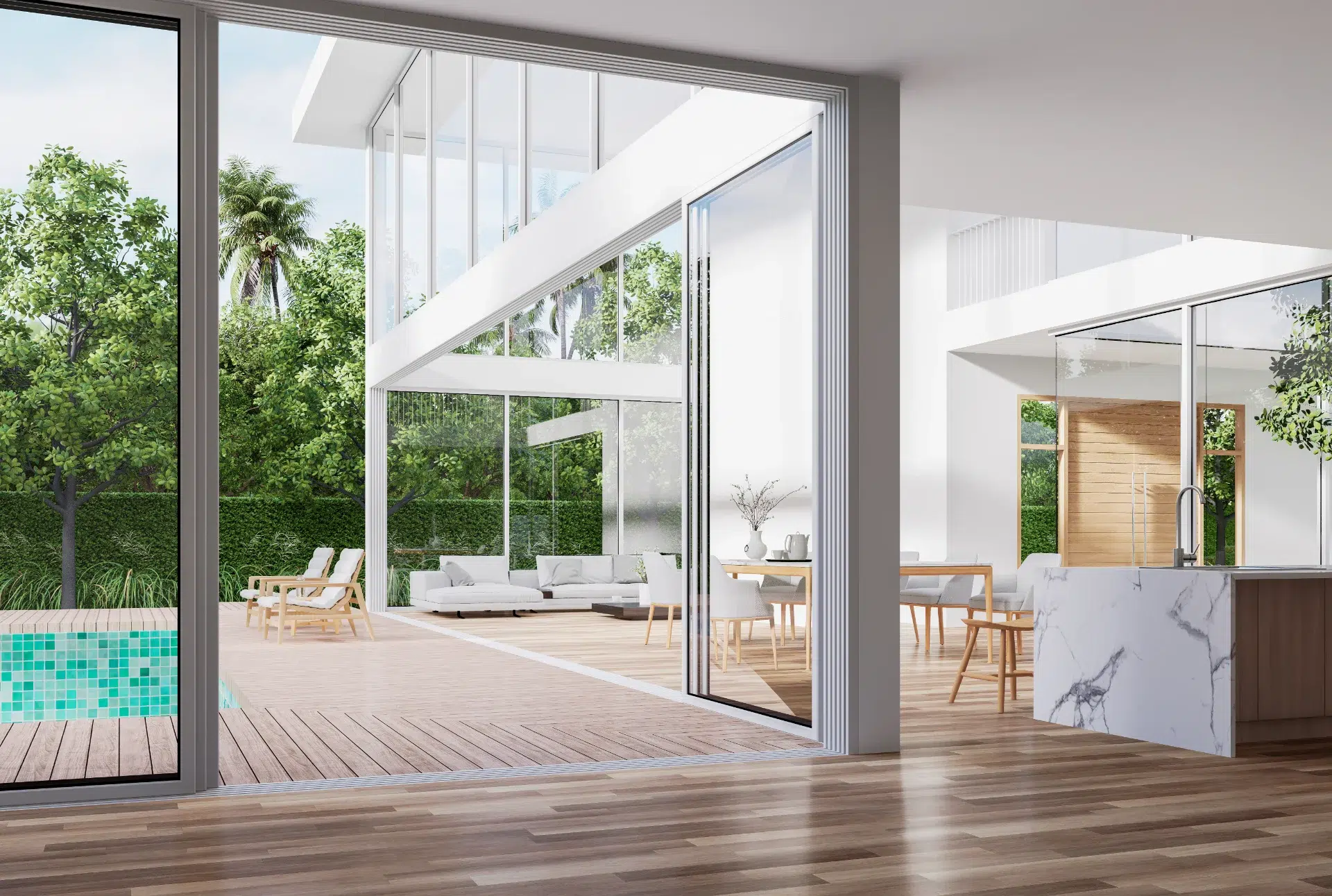 VLX 138 Panoramic Sliding Door in Dallas, TX | Westlight Windows Dallas - detail 1