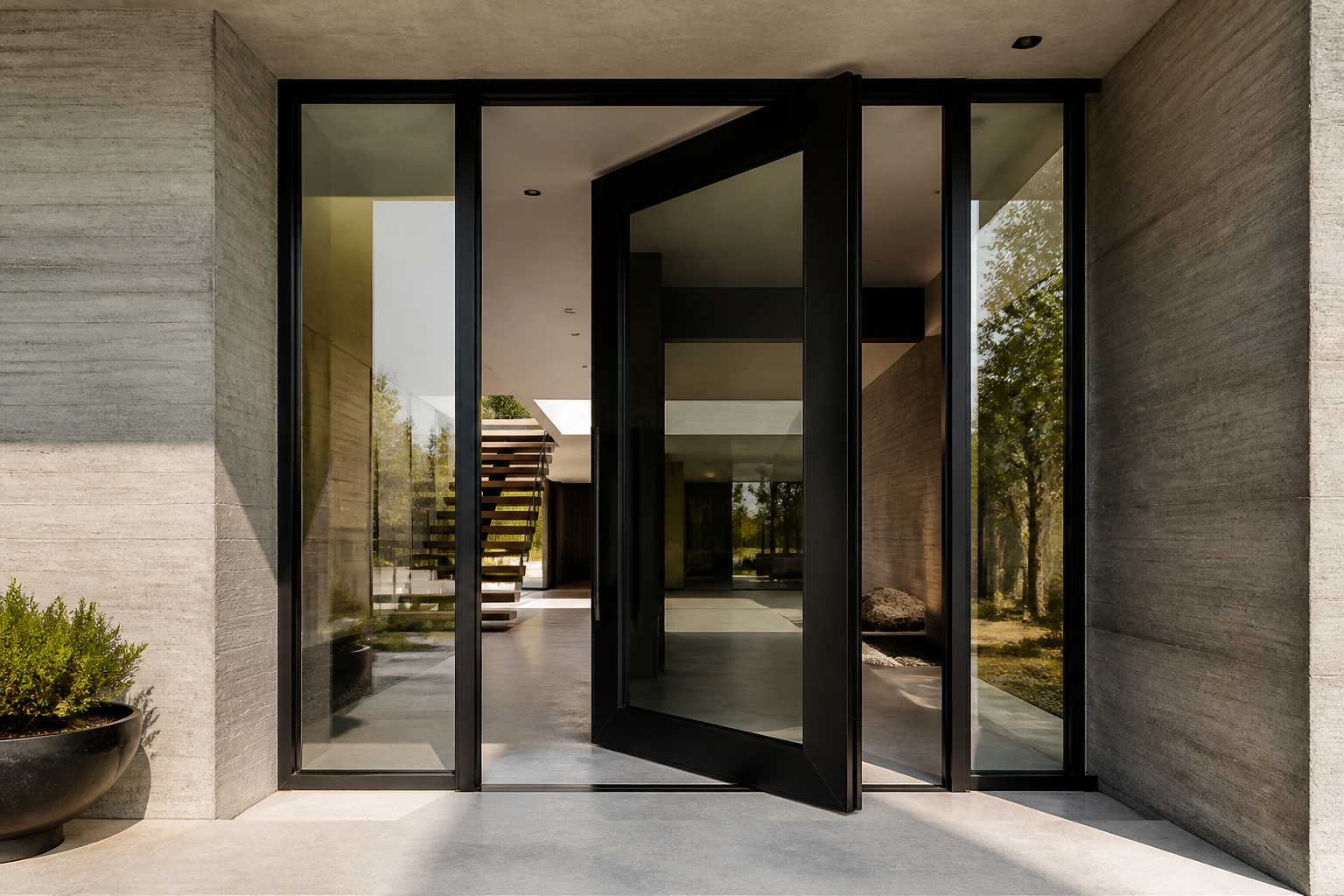 VLX 100 Pivot Door in Dallas, TX | Westlight Windows Dallas - detail 2